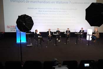 Journée du transport fluvial et de l'intermodalité en Wallonie